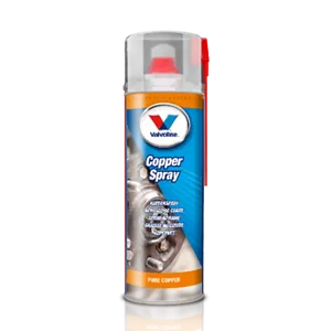 Grasso al rame spray per la lubrificazione ad alte temperature.