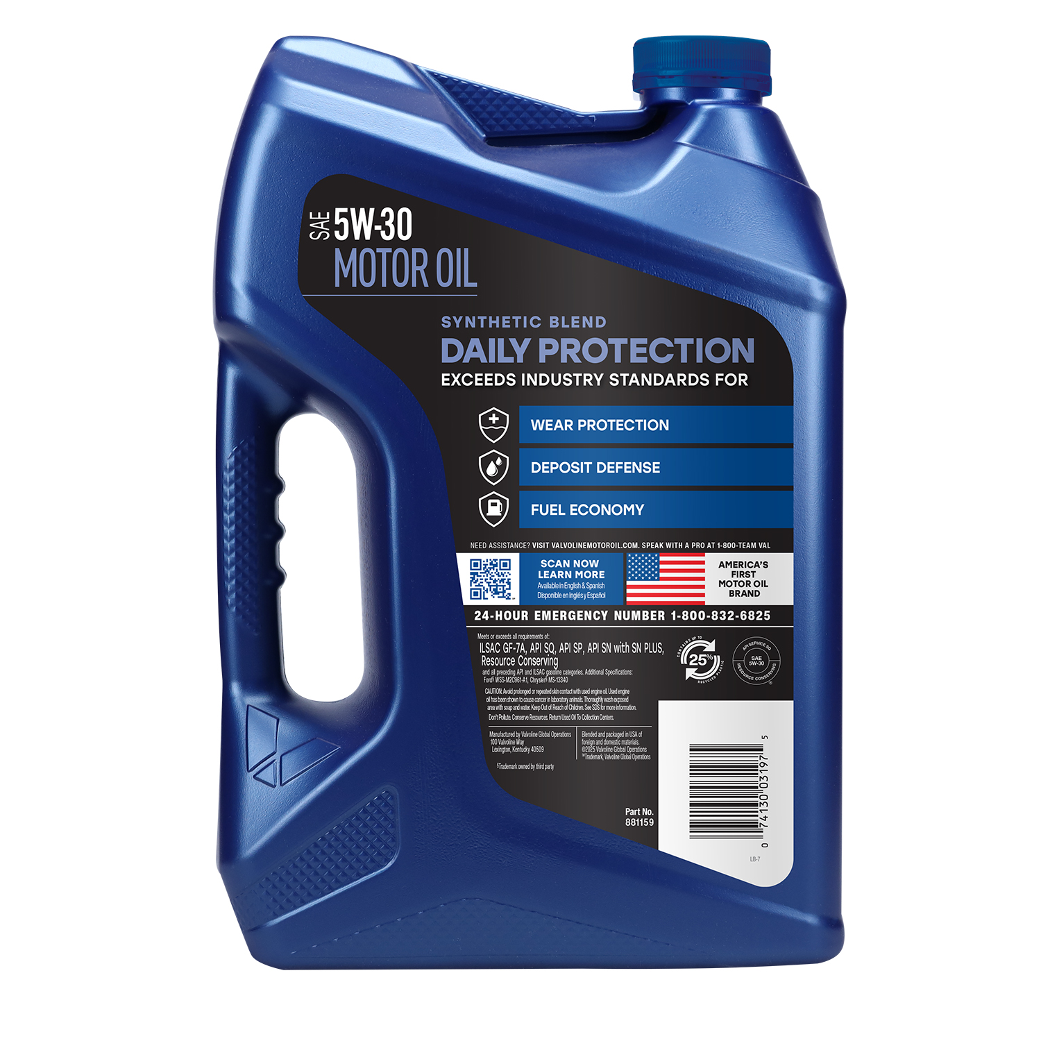 Daily Protection Synthetic Blend Motor Oil SAE 5W-30 - Valvoline™ Global